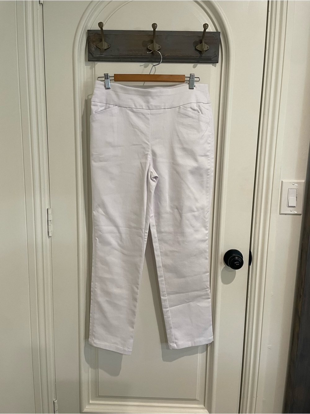 croft & barrow White Effortless Stretch Pants